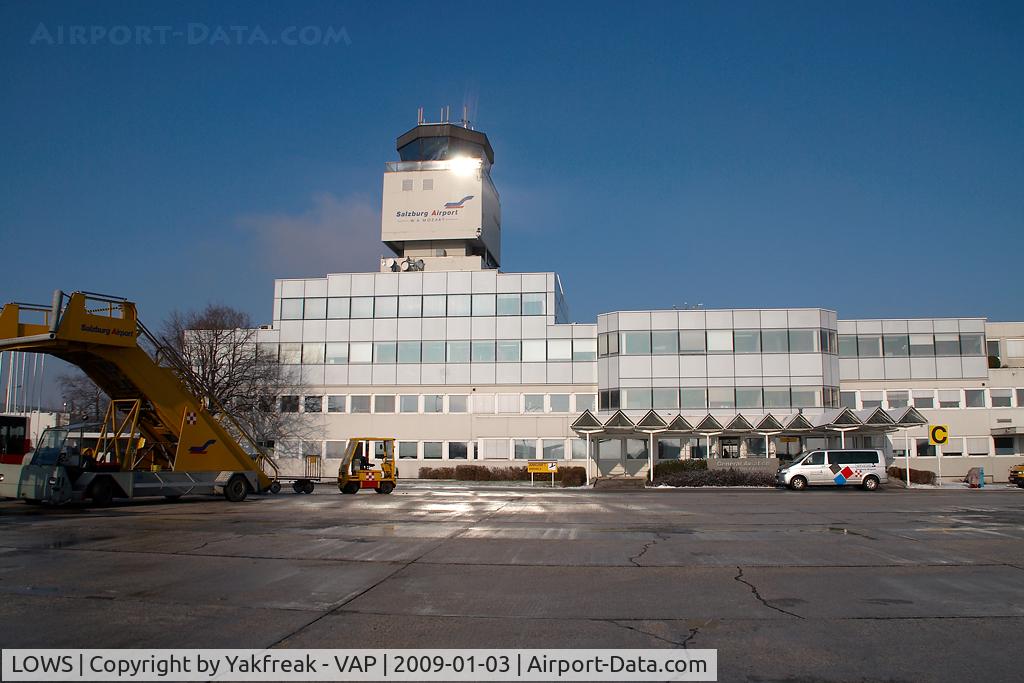 Salzburg Airport, Salzburg Austria (LOWS) - Salzburg Tower and GAT Terminal