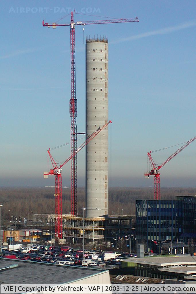 Vienna International Airport, Vienna Austria (VIE) - The new Tower under construction