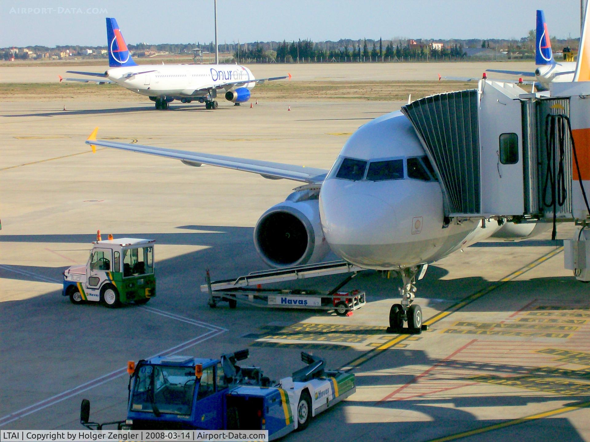 Antalya Airport, Antalya Turkey (LTAI) - View over turkish planes