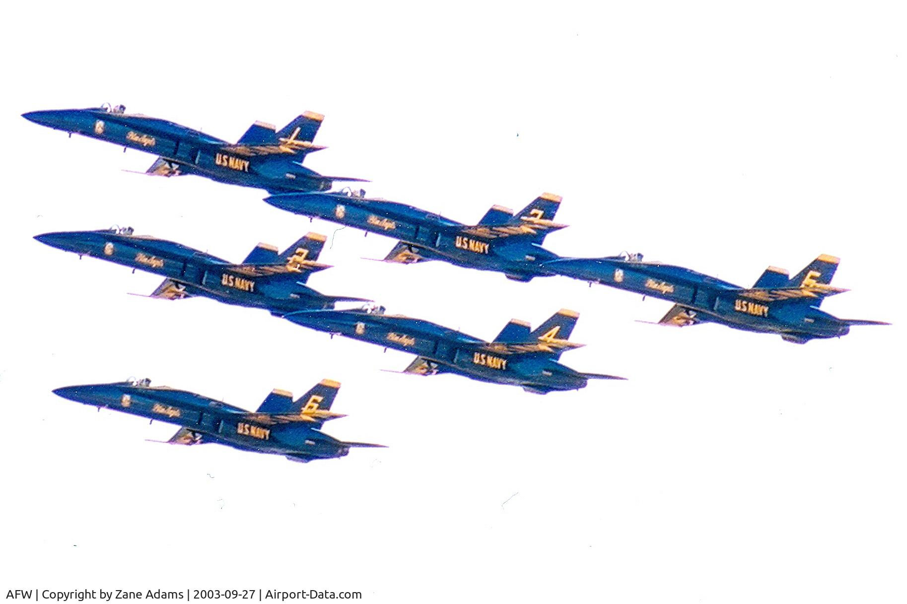 Fort Worth Alliance Airport (AFW) - US Navy Blue Angels at the Alliance Airshow 2003