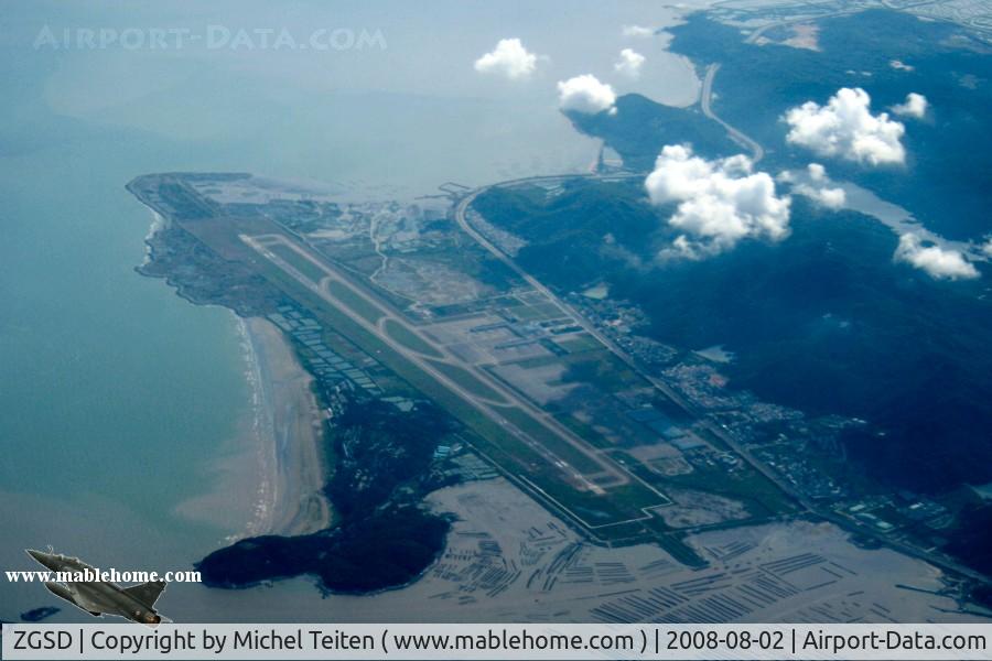 Zhuhai International Airport, Zhuhai, Guangdong China (ZGSD) - Zhuhai Airport seen while in approach too HKIA