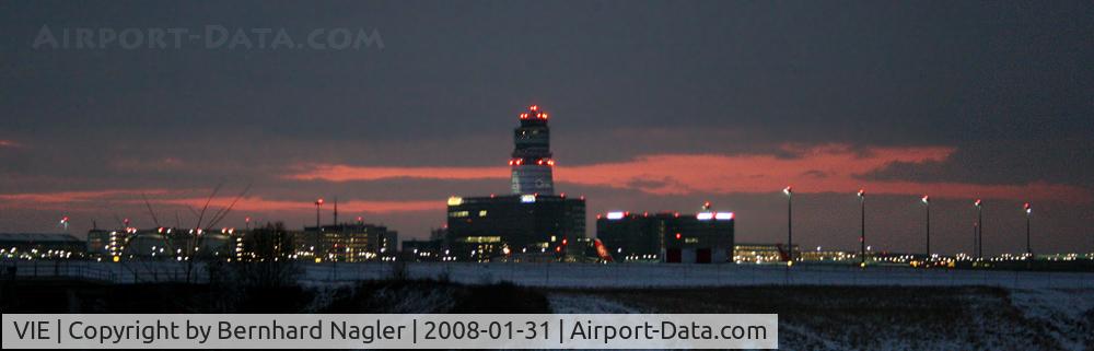 Vienna International Airport, Vienna Austria (VIE) - sunset
