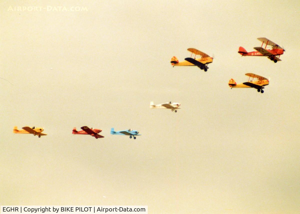 Goodwood Airfield Airport, Chichester, England United Kingdom (EGHR) - THE TIGER CLUB AT GOODWOOD AIRSHOW 1986