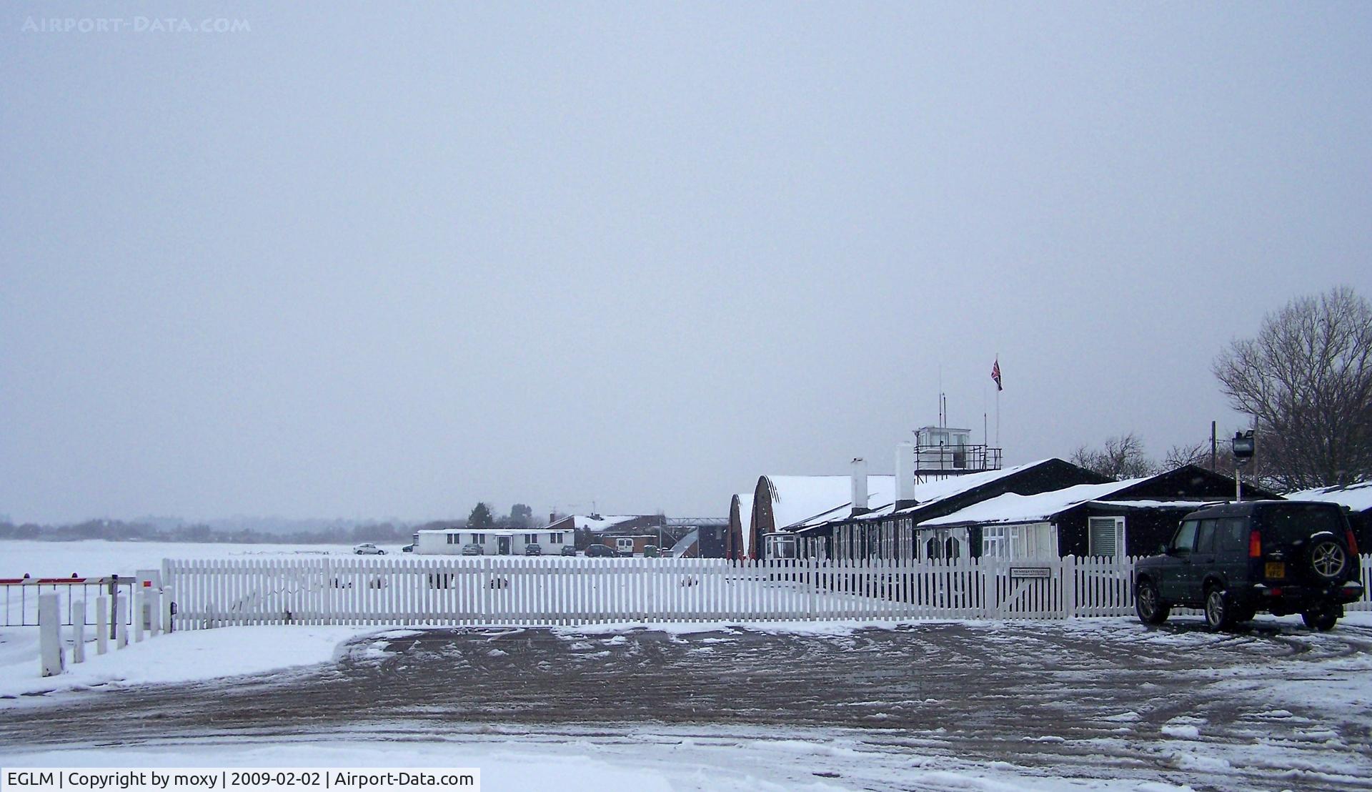 White Waltham Airfield Airport, White Waltham, England United Kingdom (EGLM) - A very white White Waltham
