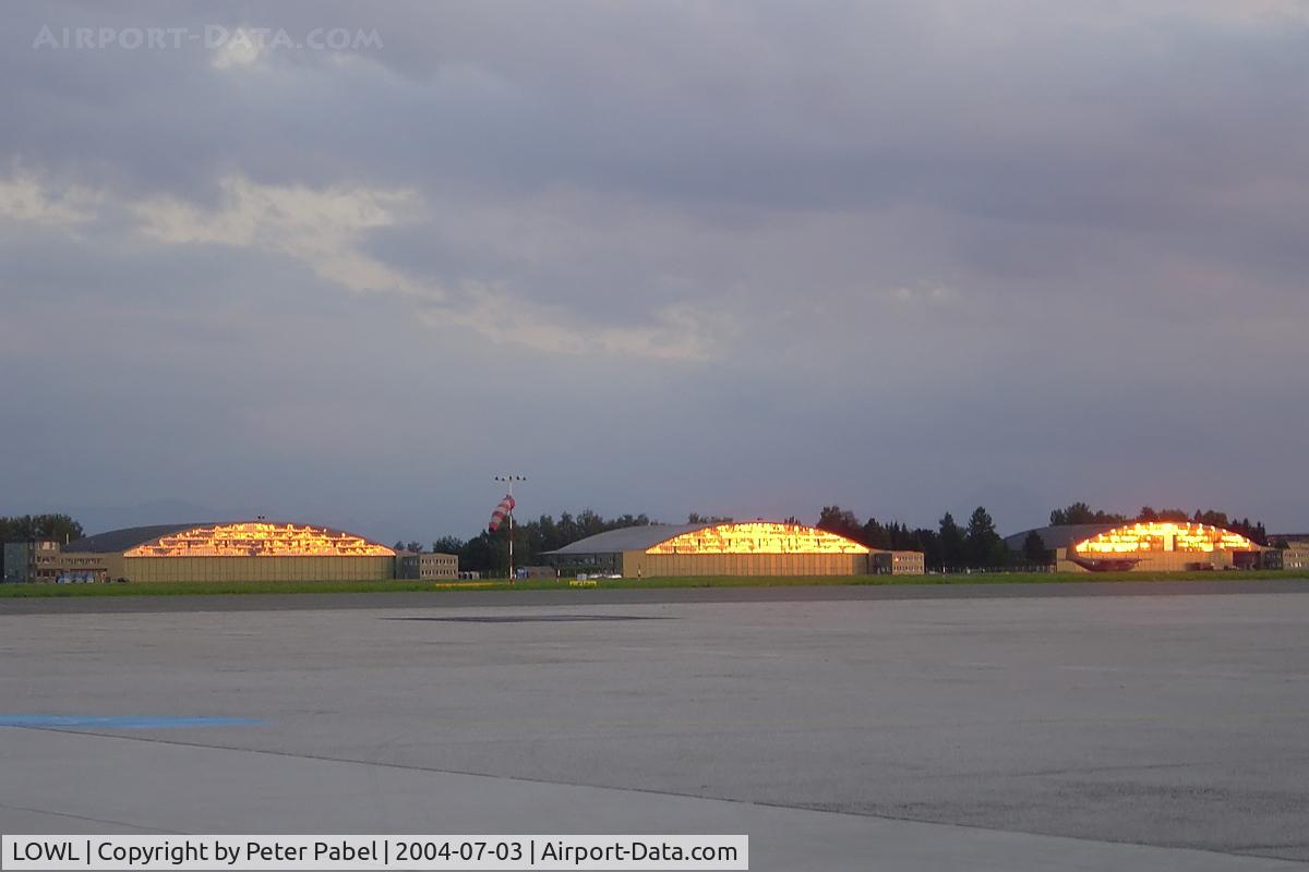 Linz Airport (Blue Danube Airport), Linz Austria (LOWL) - LOWL Bundesheer Sunset