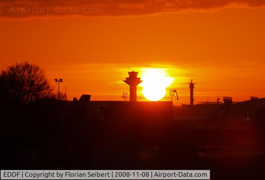 Frankfurt International Airport, Frankfurt am Main Germany (EDDF) - Sunset at FRA