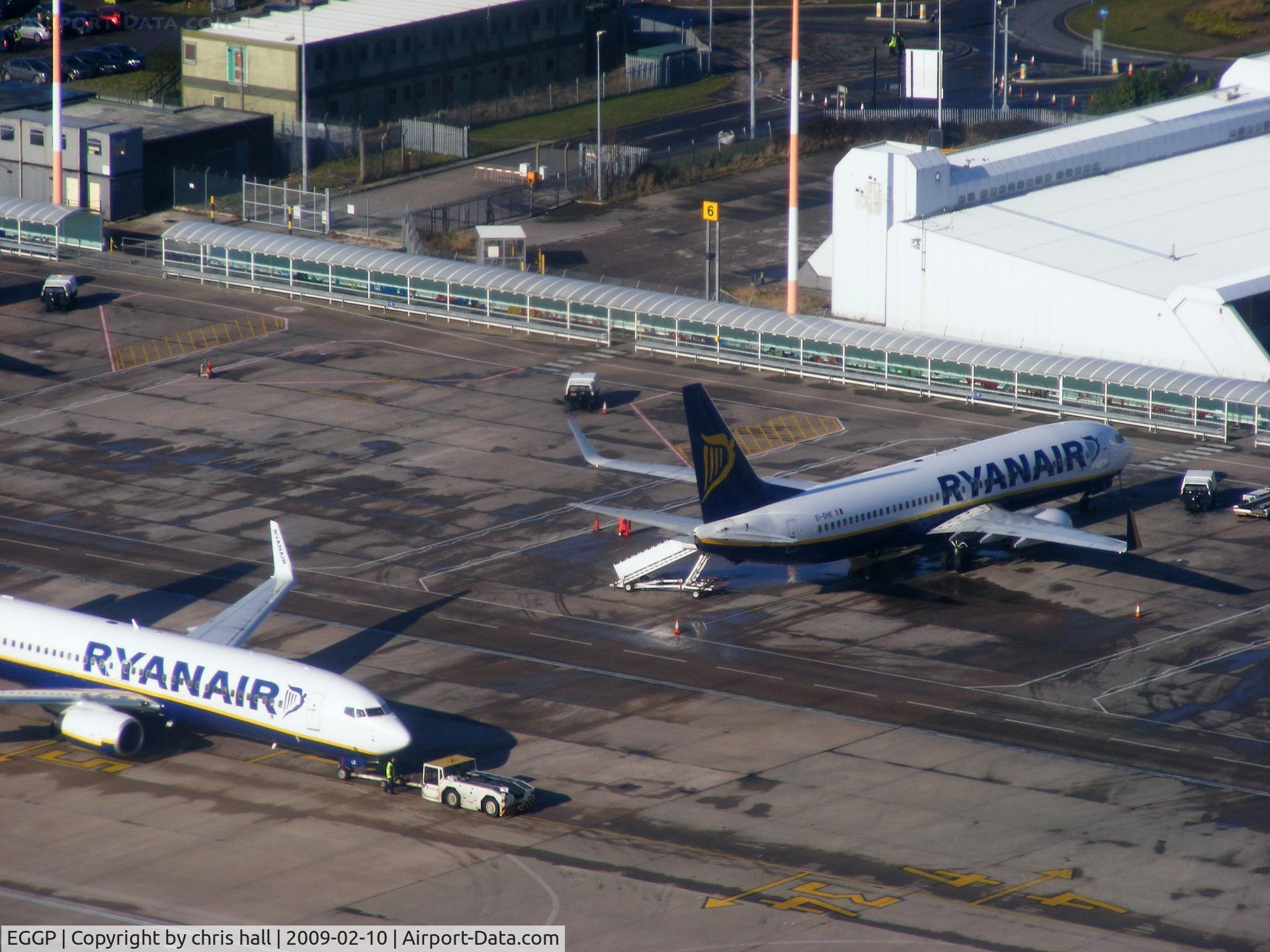 Liverpool John Lennon Airport, Liverpool, England United Kingdom (EGGP) - departing from Liverpool
