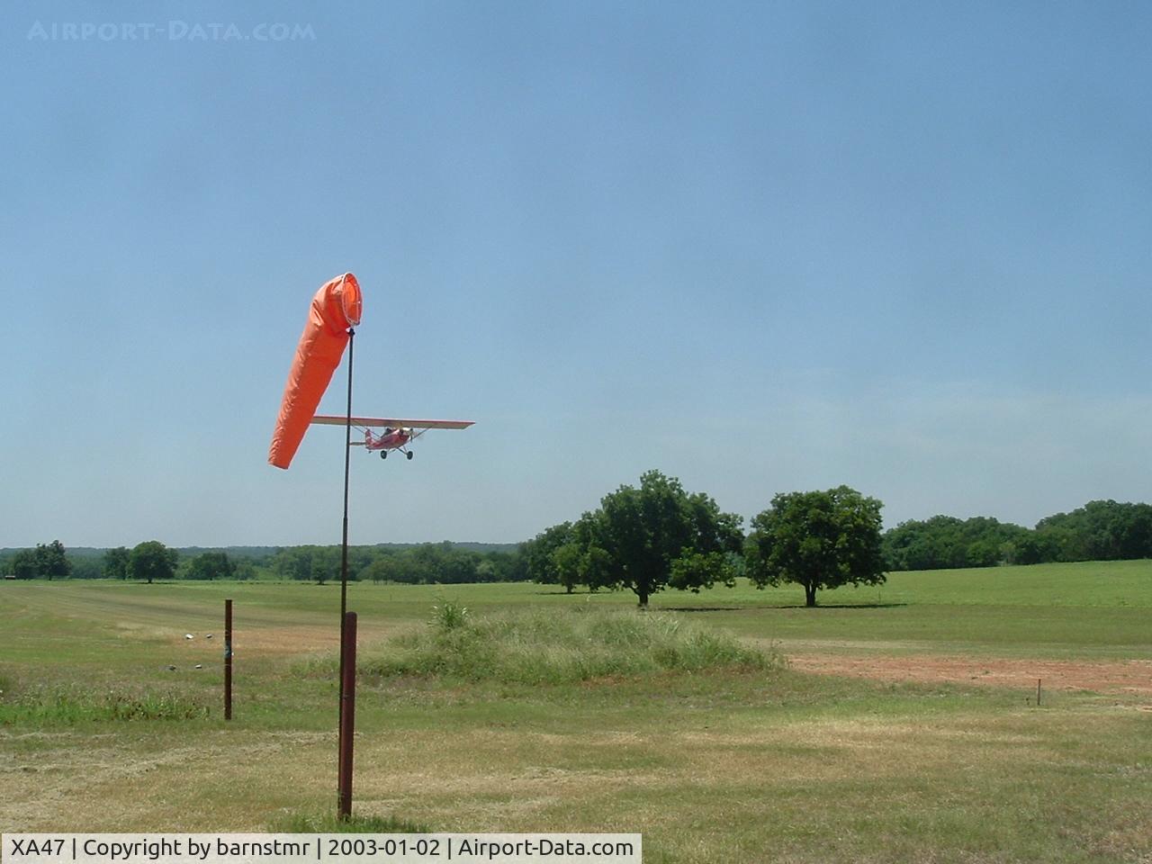 Tick Hill Airfield Airport (XA47) - Chuck's Pietenpol takeoff to the North