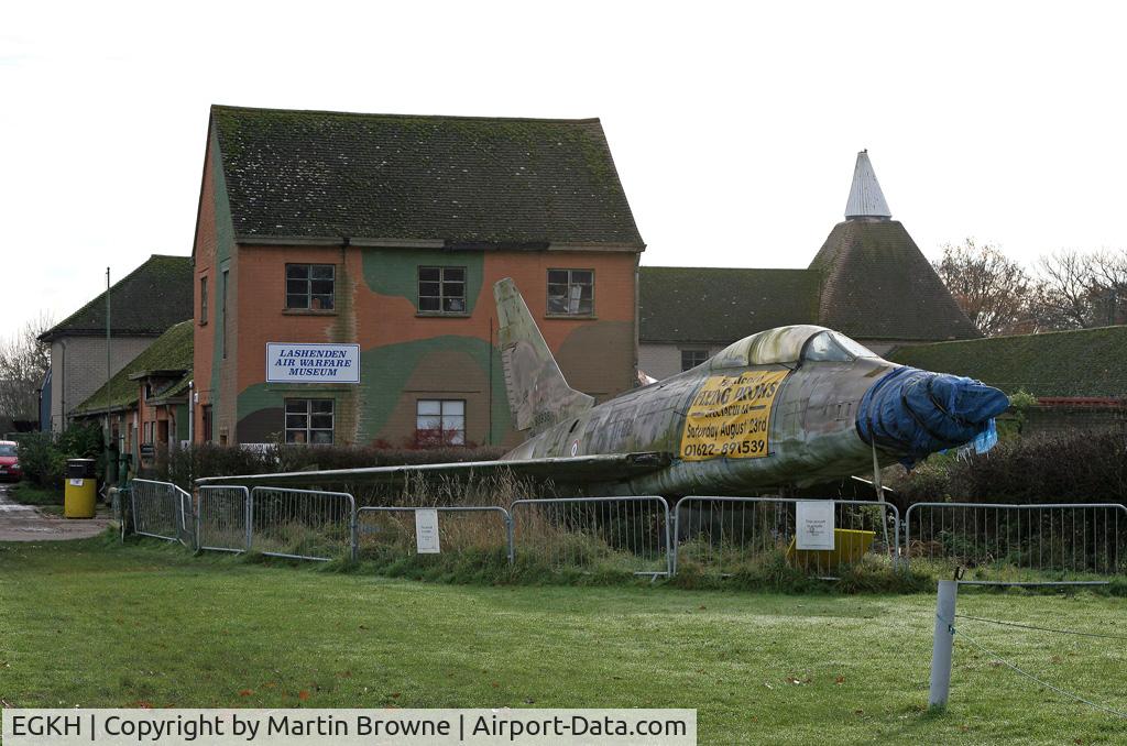 Lashenden/Headcorn Airport, Maidstone, England United Kingdom (EGKH) - Looking towards the Air Museum from the Parachute club.