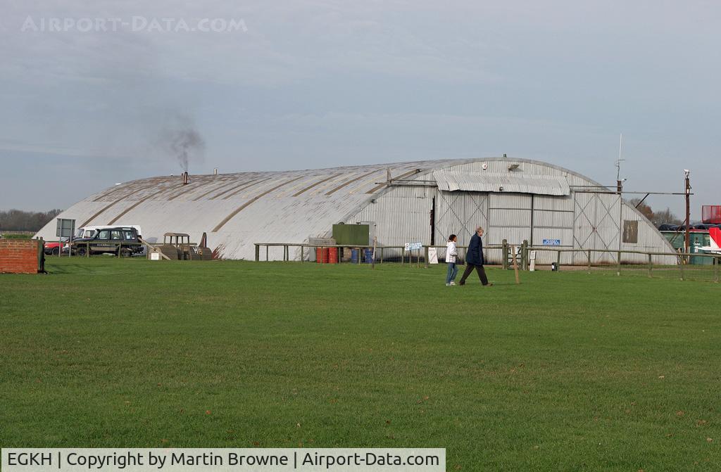 Lashenden/Headcorn Airport, Maidstone, England United Kingdom (EGKH) - The Maint. Hangar