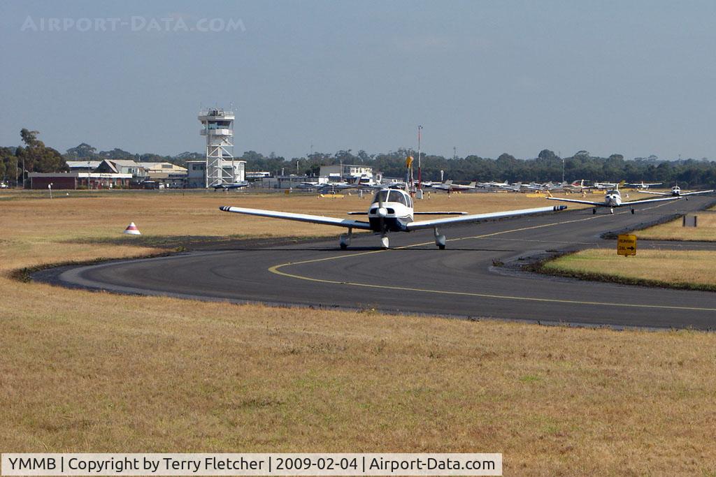 Moorabbin Airport, Moorabbin, Victoria Australia (YMMB) - Aircraft taxy to the hold at the busy Moorabbin Airport in SE Melbourne , VICTORIA , Australia