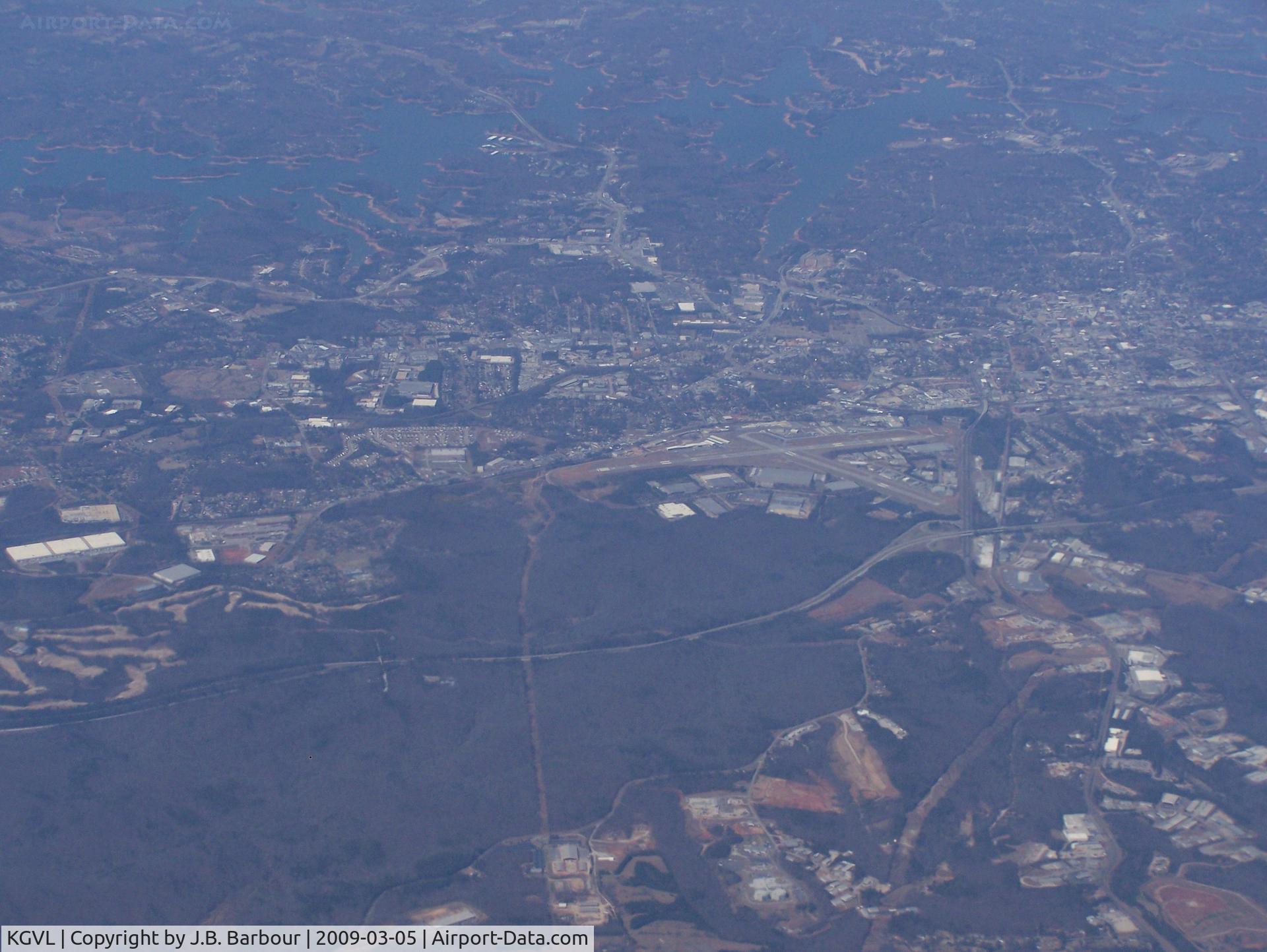 Lee Gilmer Memorial Airport (GVL) - About 15000'