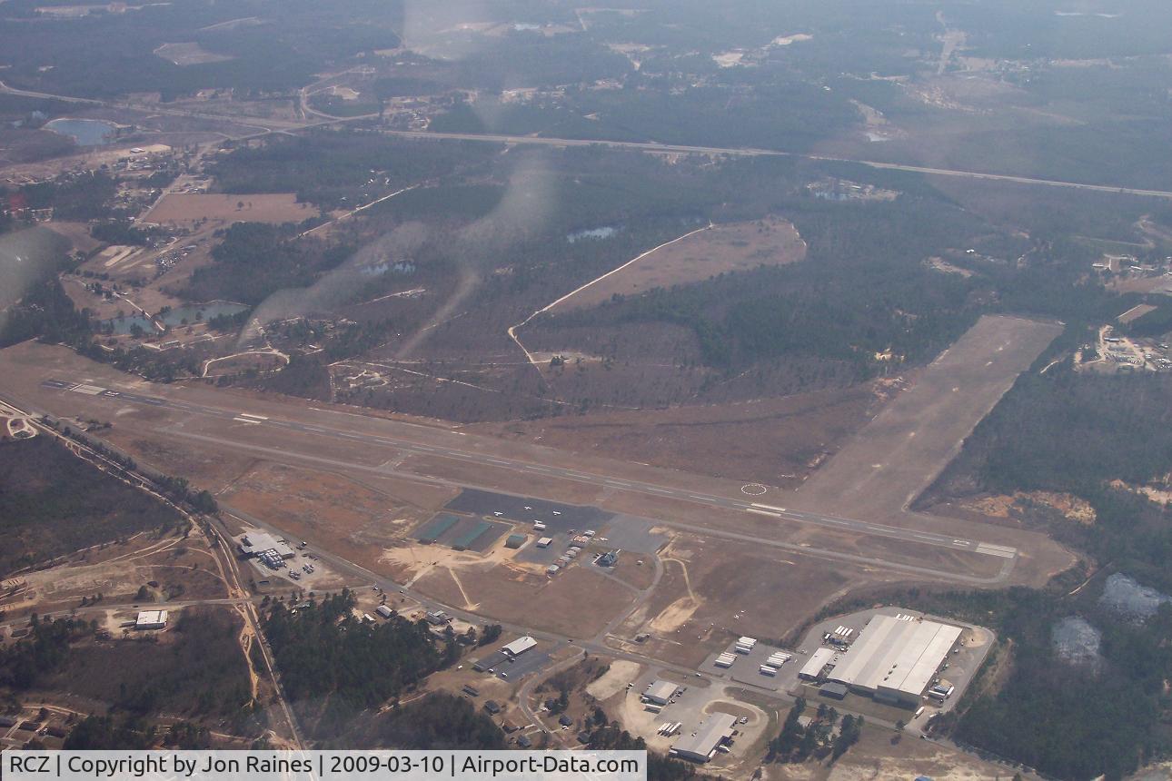 Richmond County Airport (RCZ) - Aerial photo of RCZ from the north