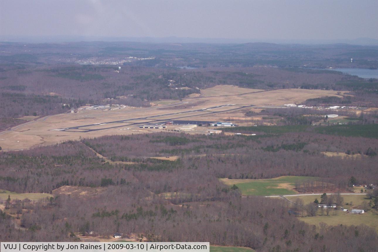 Stanly County Airport (VUJ) - Stanly County Airport from the southwest