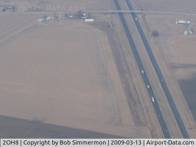 Port-o-john Airport (2OH8) - Looking SW from 3500' over I-71
