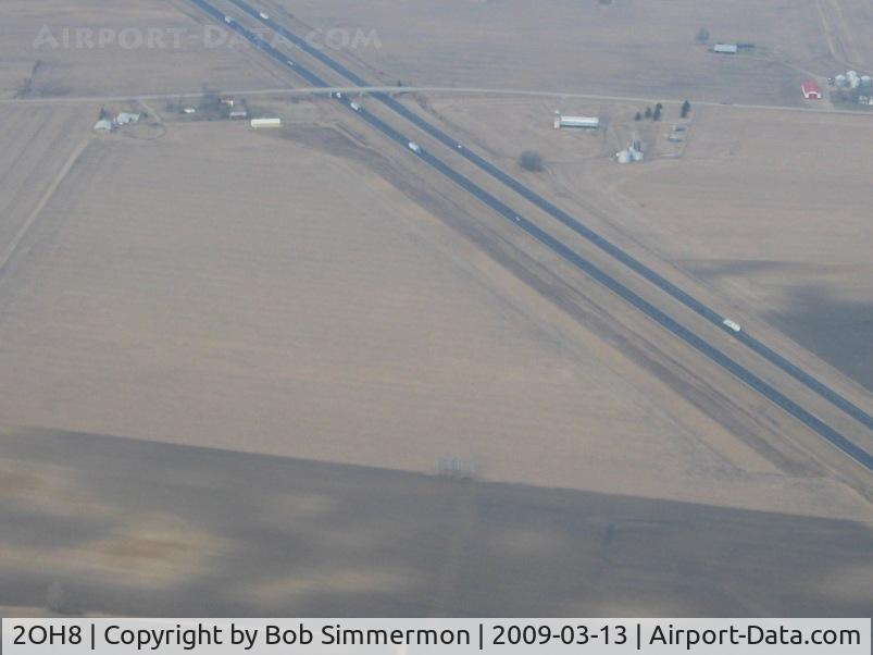 Port-o-john Airport (2OH8) - Looking west from 3500' over I-71