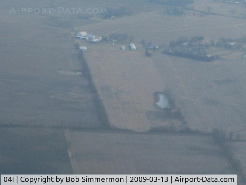 Columbus Southwest Airport (04I) - Looking east from 3500'