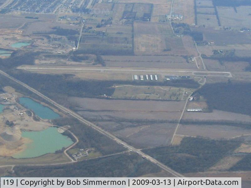 Greene County-lewis A. Jackson Regional Airport (I19) - Looking south from 5500'