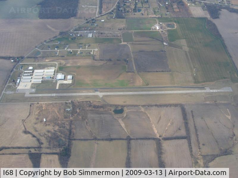 Warren County/john Lane Field Airport (I68) - Looking west from 5500'