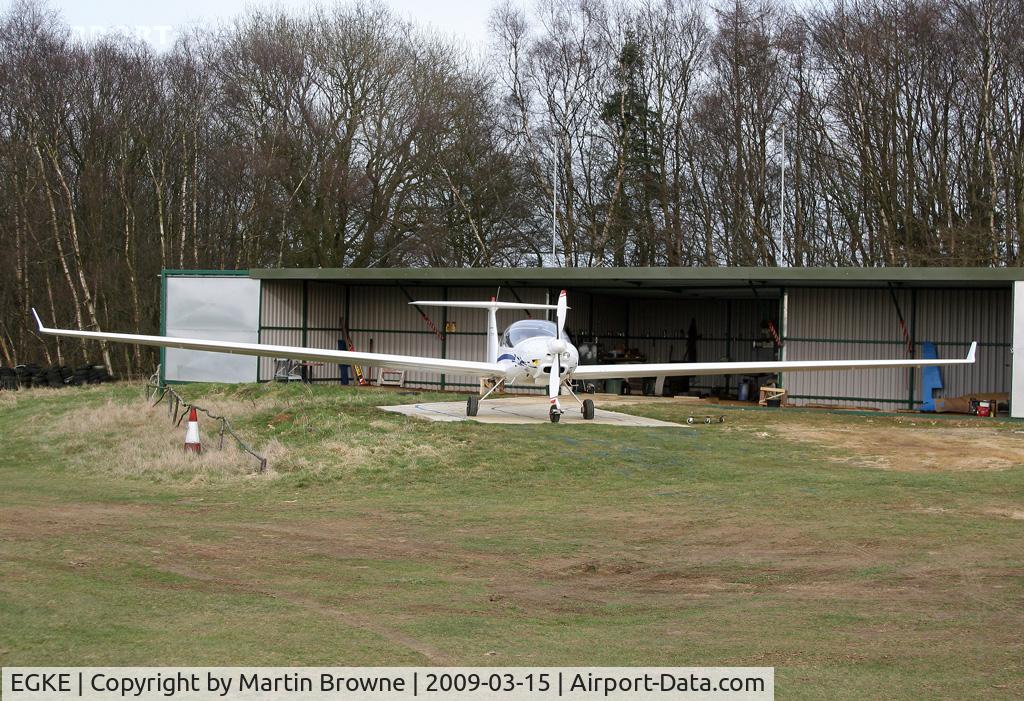 Challock Airport, Challock, England United Kingdom (EGKE) - The motor glider hangar at Challock.