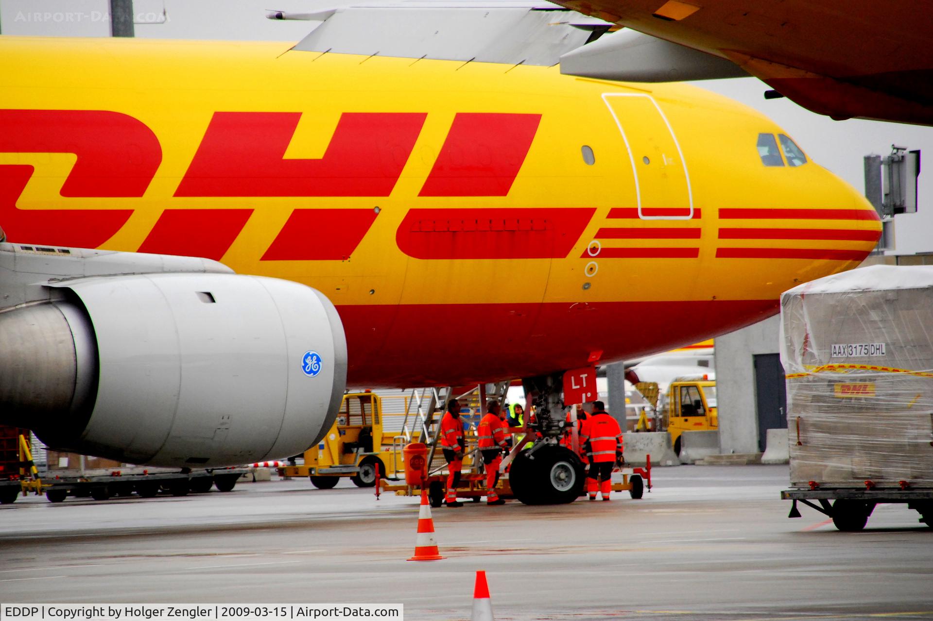 Leipzig/Halle Airport, Leipzig/Halle Germany (EDDP) - Waiting for a pusher