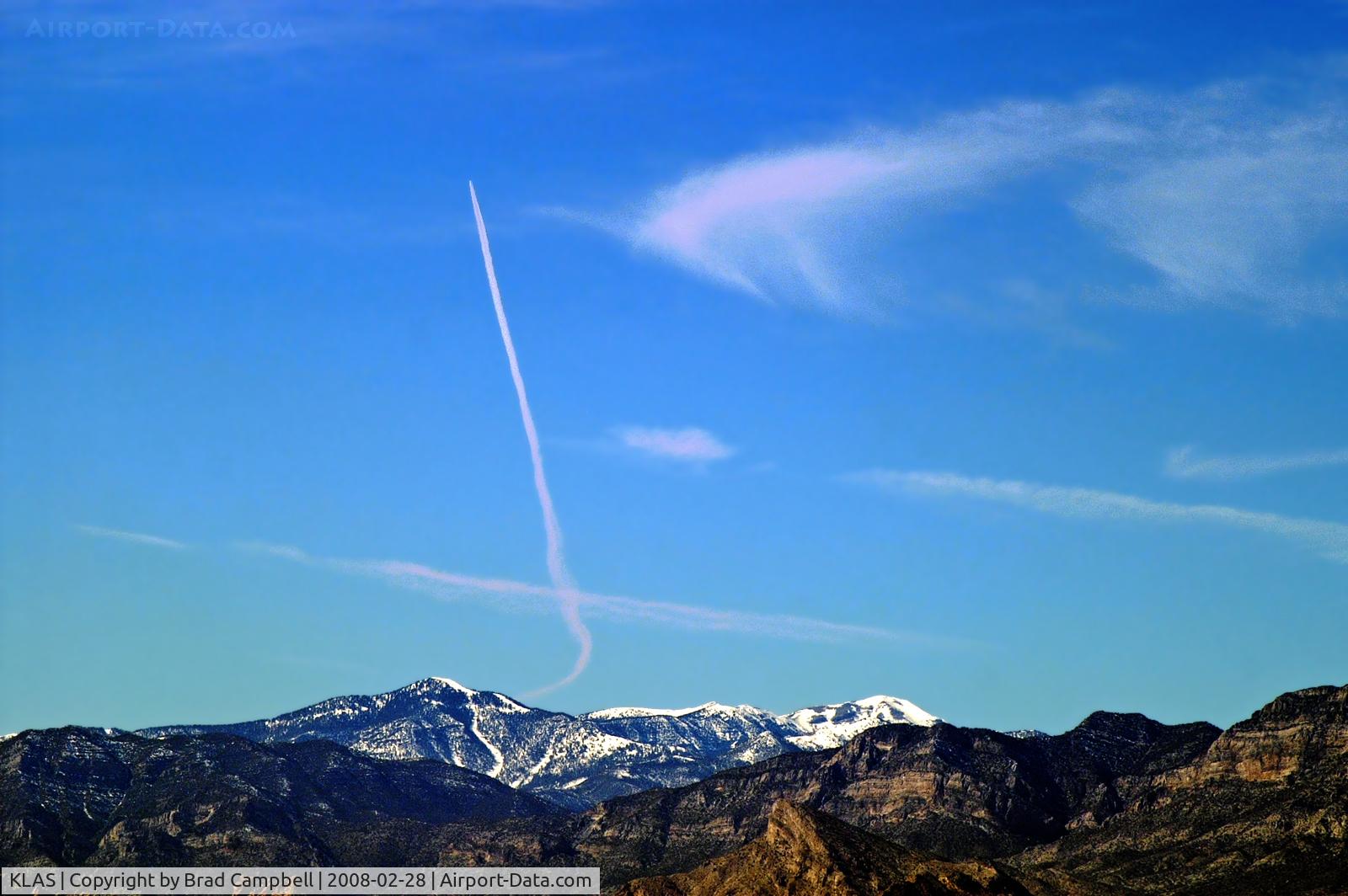 Harry Reid International Airport (LAS) - High Flyer over Mt. Charleston