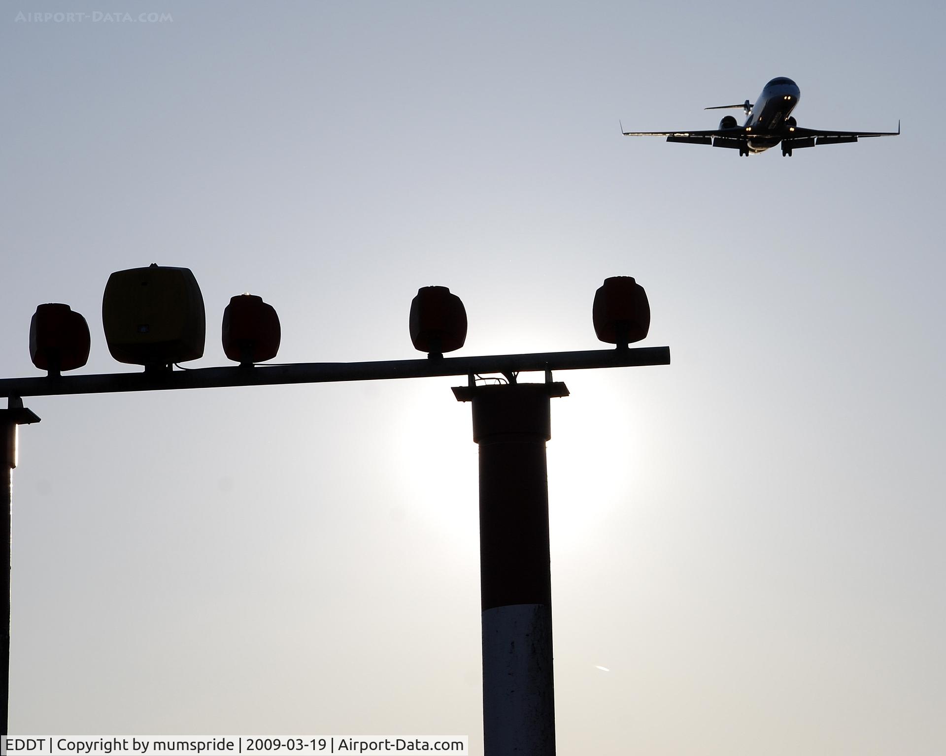 Tegel International Airport (closing in 2011), Berlin Germany (EDDT) - Runway in sight