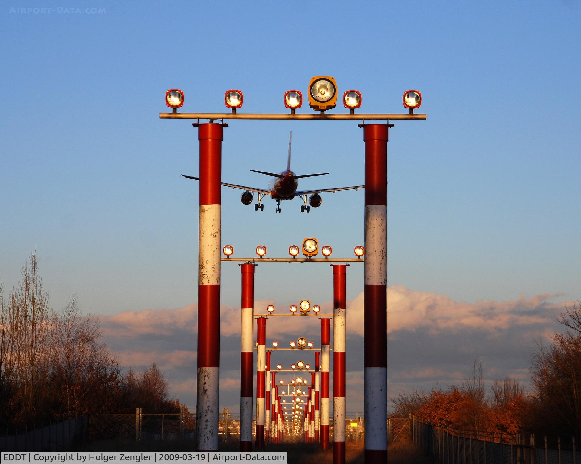 Tegel International Airport (closing in 2011), Berlin Germany (EDDT) - Sunset glow at TXL