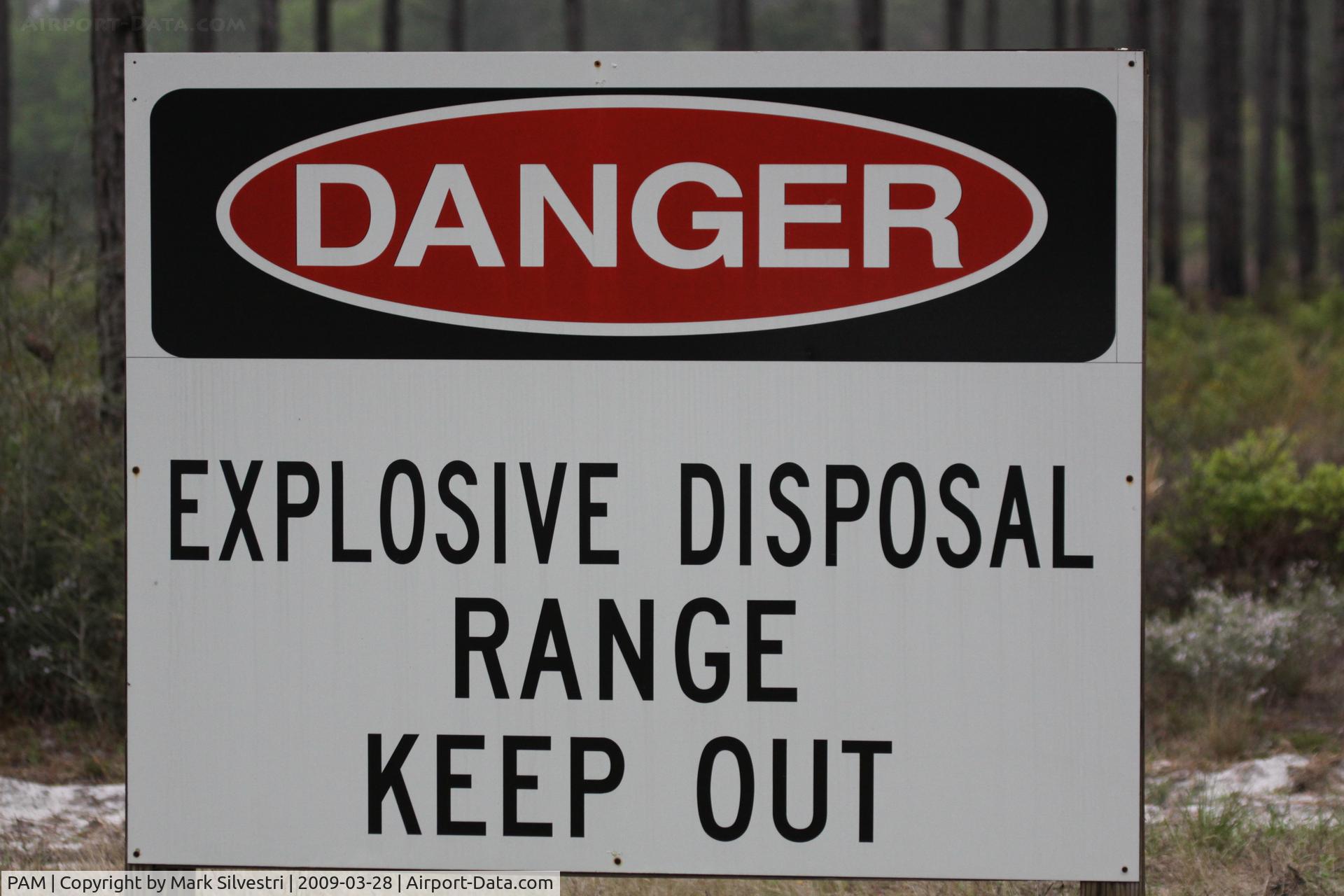 Tyndall Afb Airport (PAM) - Sign from Tyndall AFB