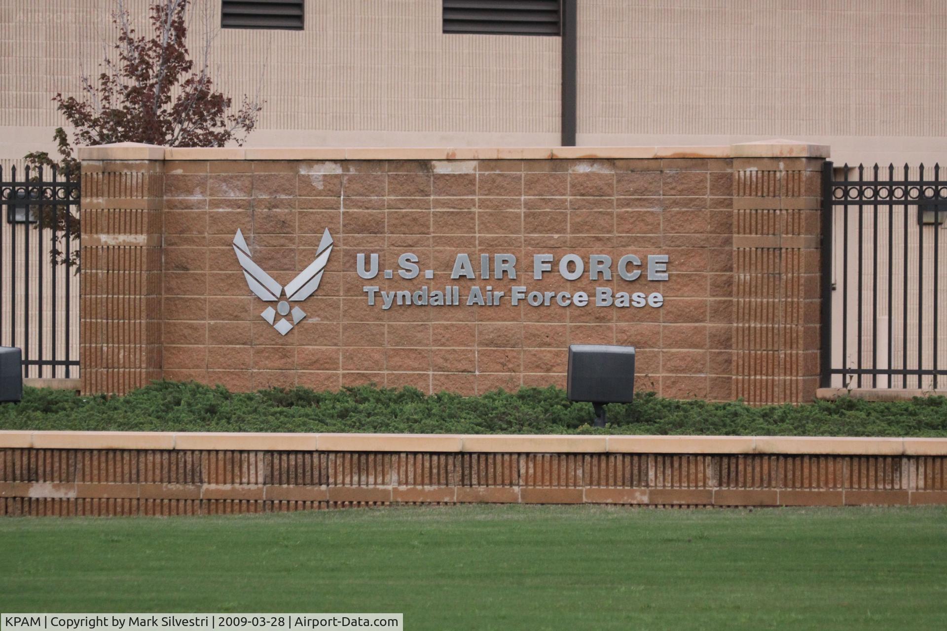 Tyndall Afb Airport (PAM) - Tyndall AFB - Main Entrance