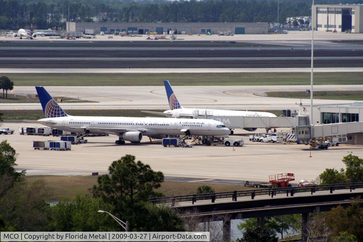 Orlando International Airport (MCO) - Airside One with Continental jets at MCO