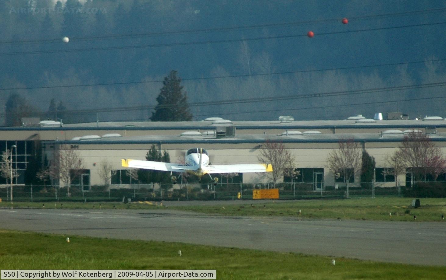 Auburn Municipal Airport (S50) - those power lines are about a half a mile north of the field