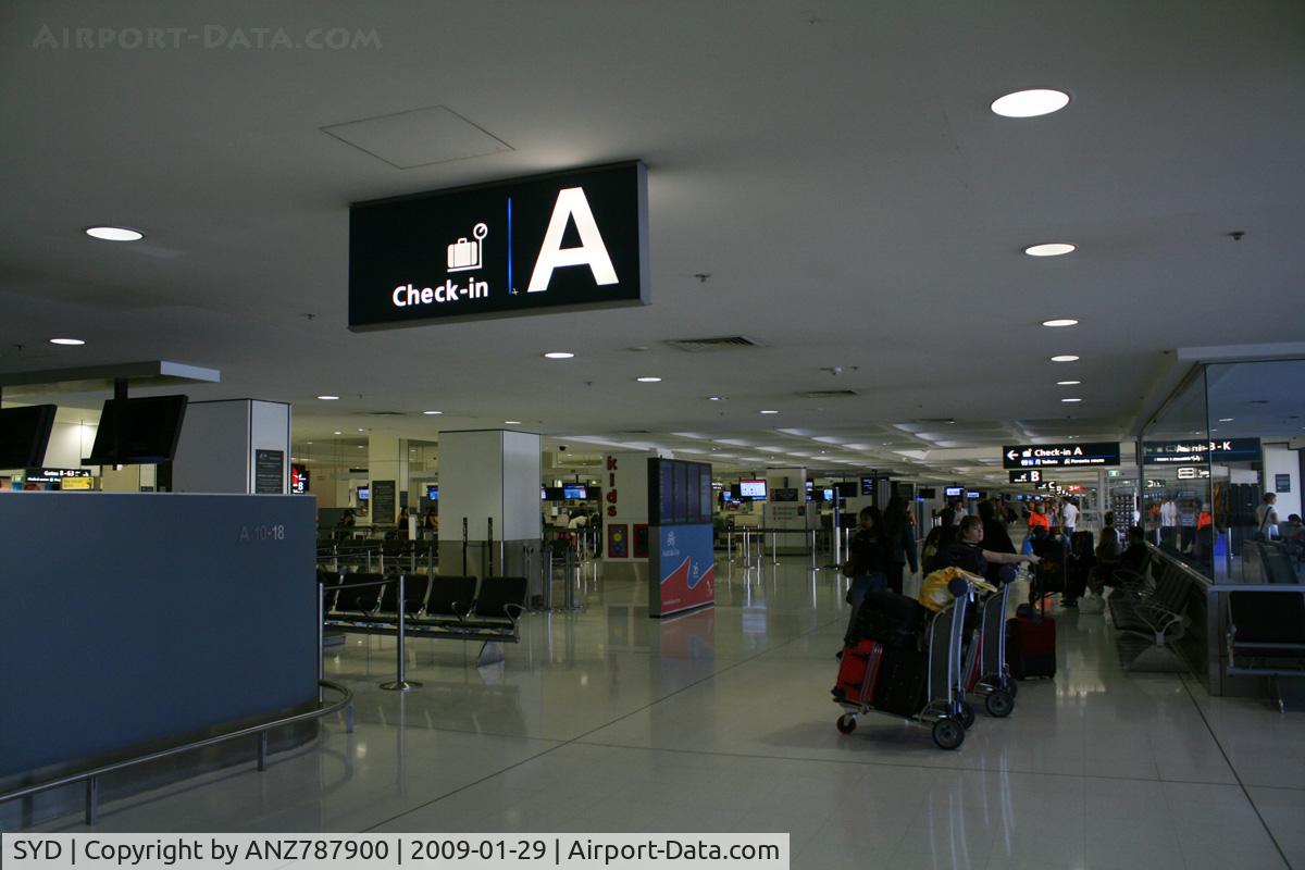 Sydney Airport, Mascot, New South Wales Australia (SYD) - Internation Check In Area