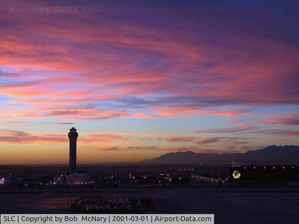 Salt Lake City International Airport (SLC) - FAA Tower and Delta Maintenance Hangar