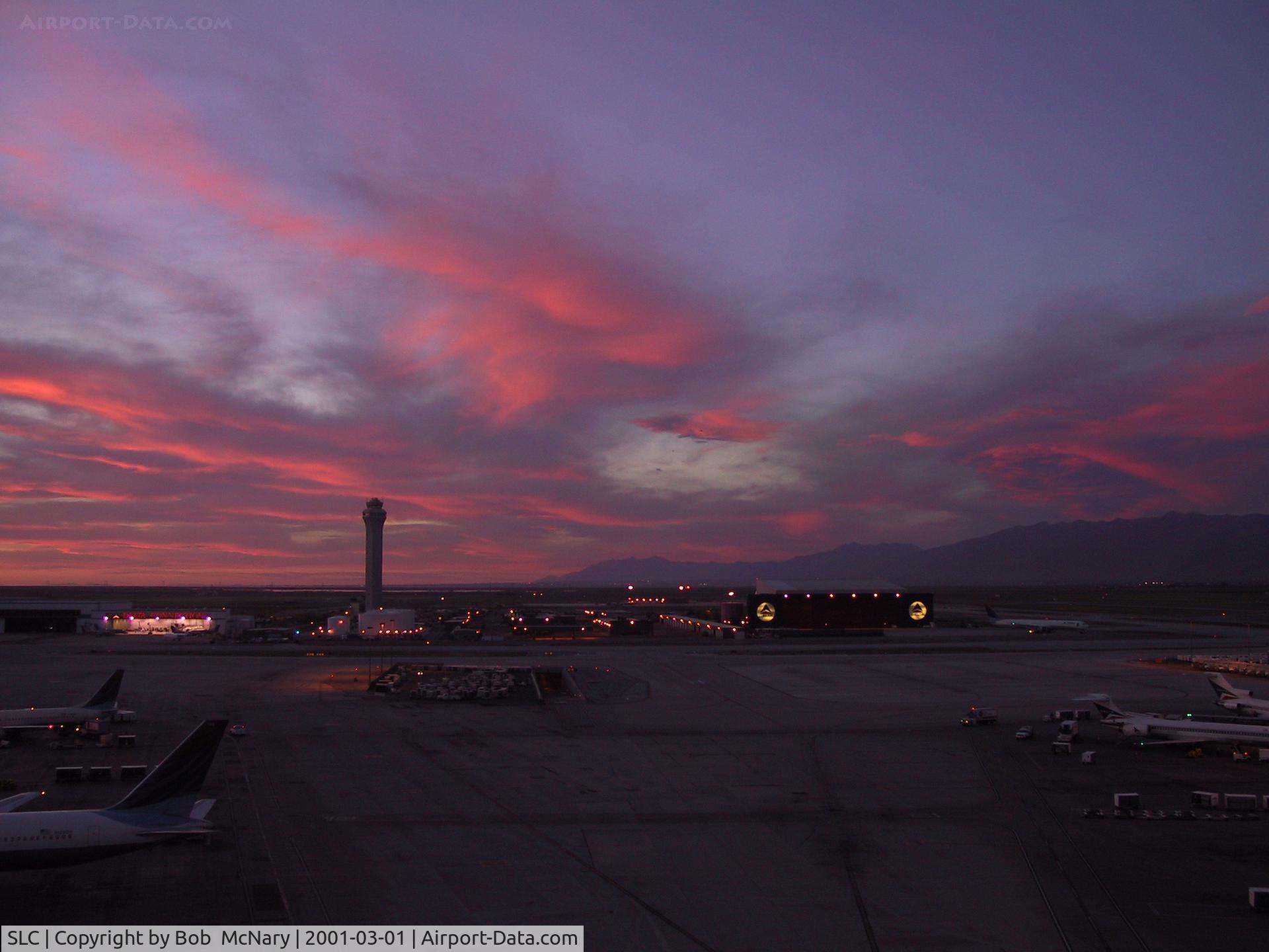 Salt Lake City International Airport (SLC) - FAA Tower taken from the Delta Ramp Tower