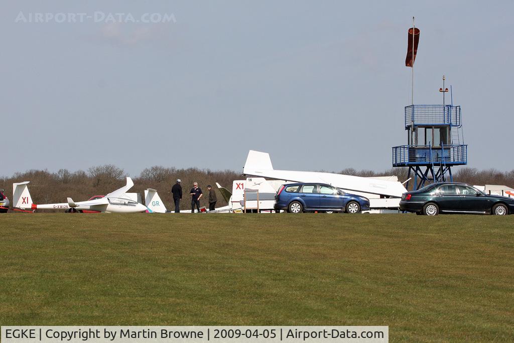 Challock Airport, Challock, England United Kingdom (EGKE) - Looking North across the airfield