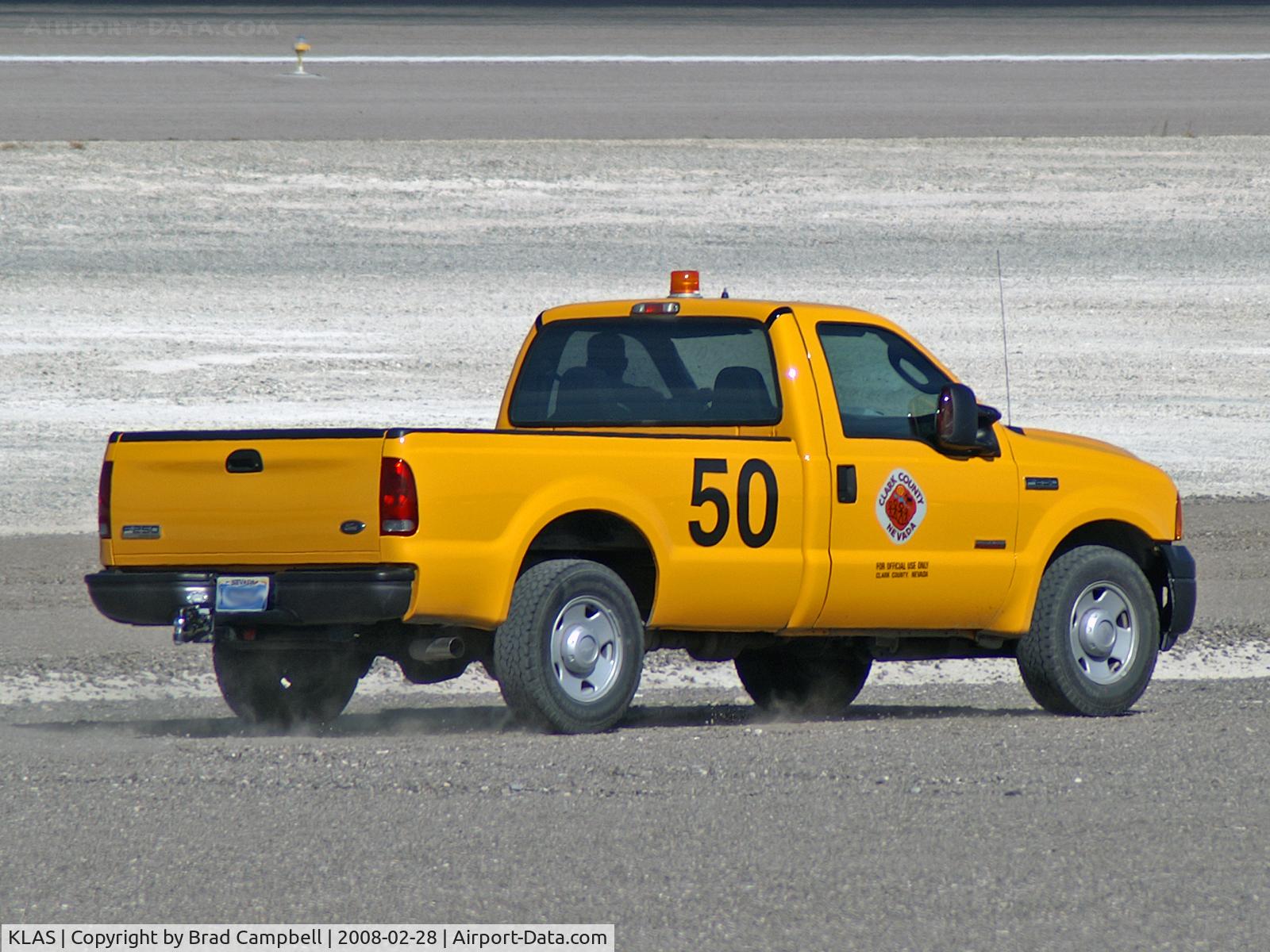 Harry Reid International Airport (LAS) - Another Clark County Ops Truck patroling the runway