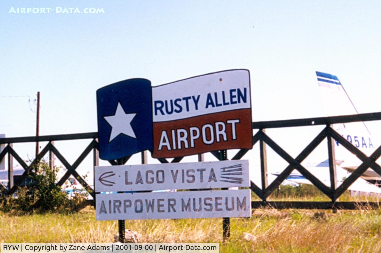 Lago Vista Tx - Rusty Allen Airport (RYW) - Lago Vista / Rusty Allen Airport , TX