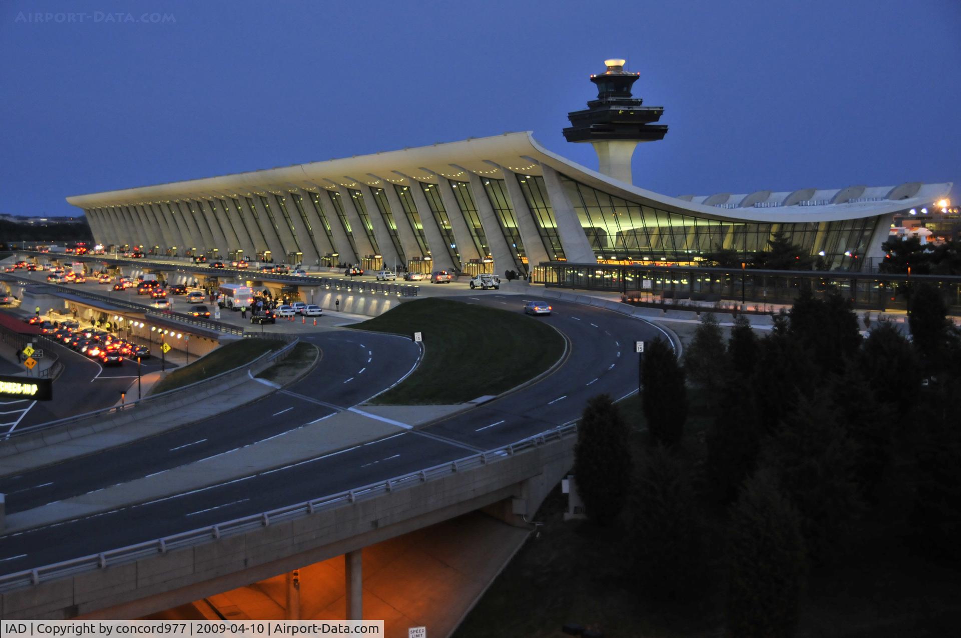 Washington Dulles International Airport (IAD) - Classic 1960's elegance.  