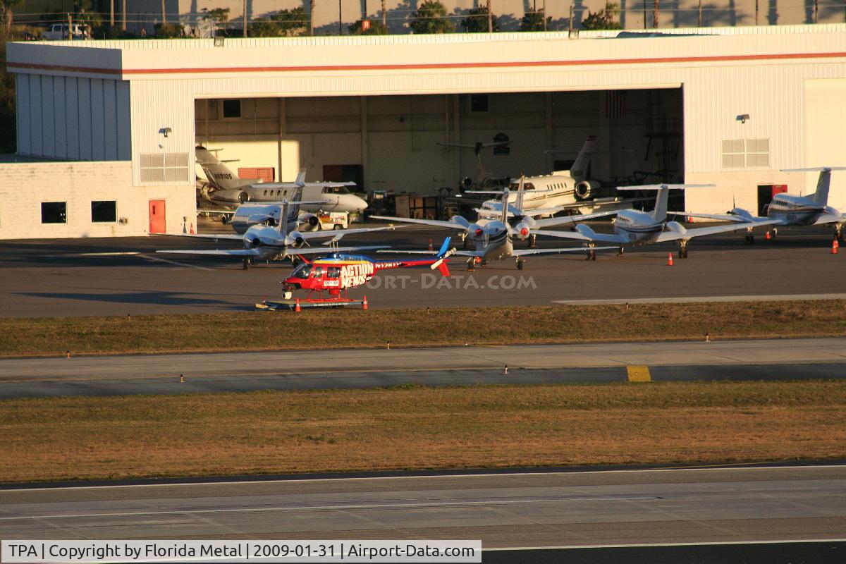 Tampa International Airport (TPA) - Tampa ramp day before Superbowl
