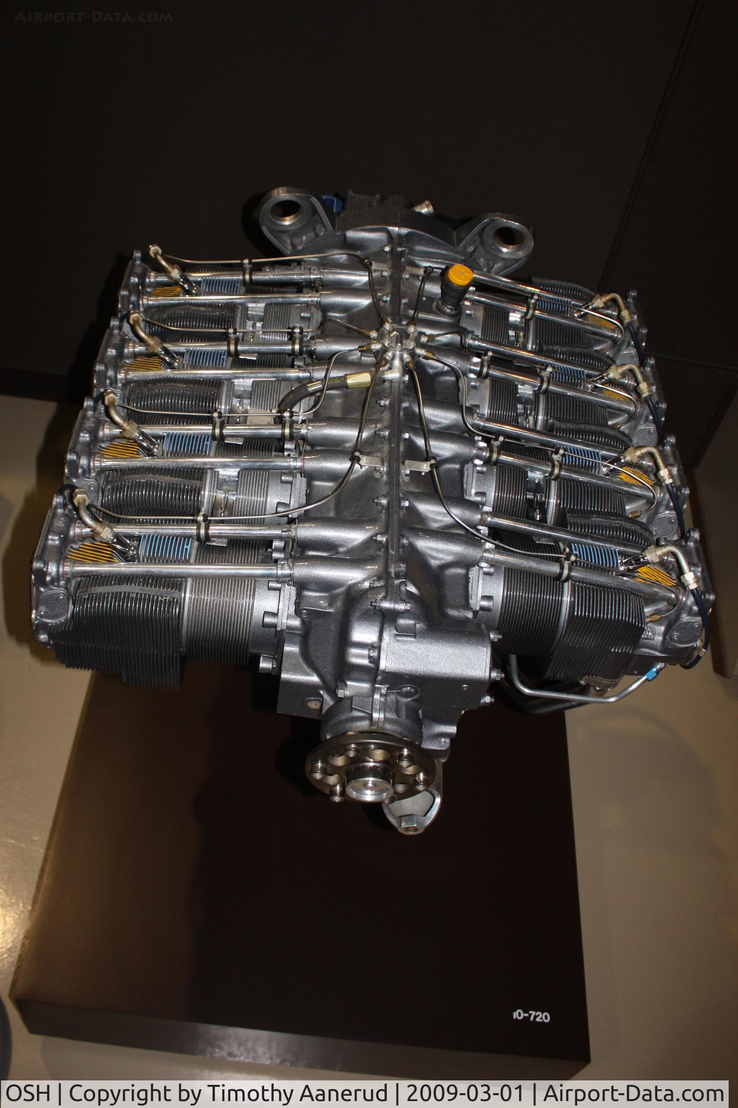 Wittman Regional Airport (OSH) - Lycoming IO-720, EAA AirVenture Museum
