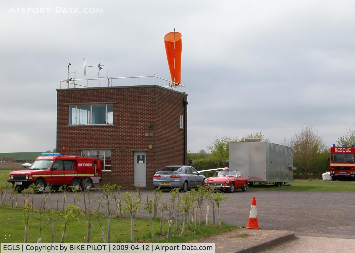 Old Sarum Airfield Airport, Salisbury, England United Kingdom (EGLS) - CONTROL TOWER