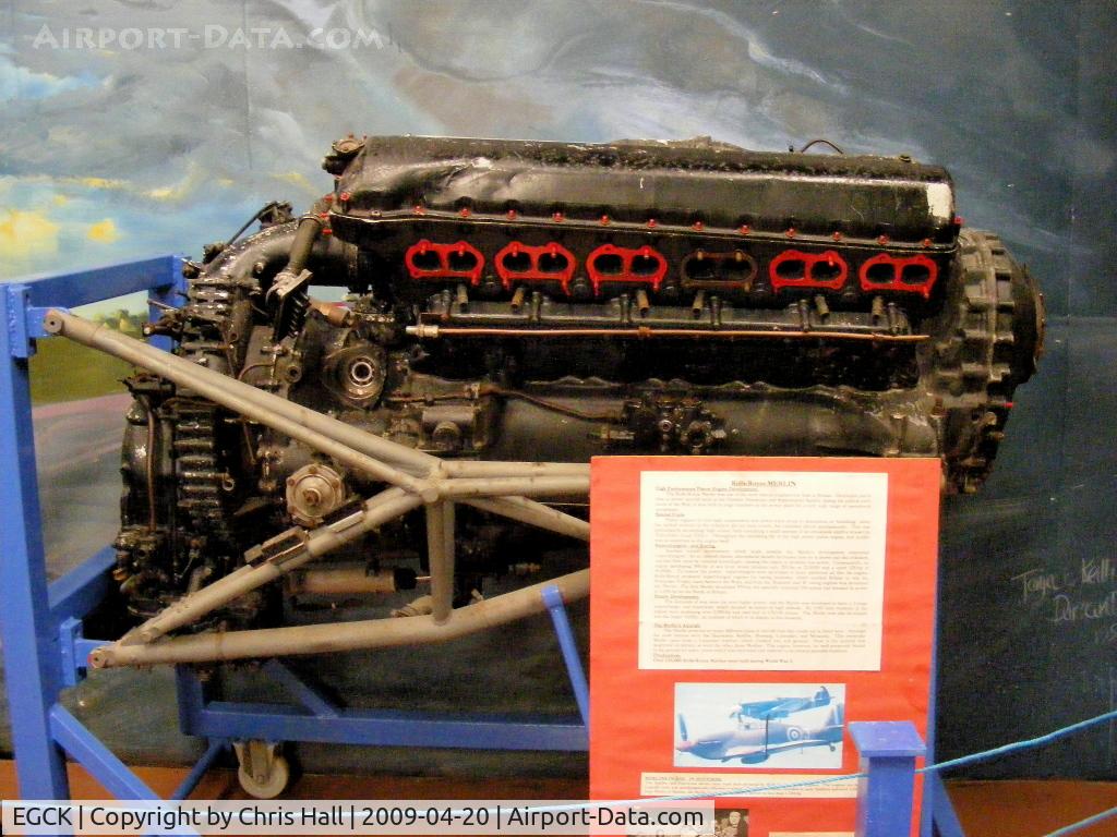 Caernarfon Airport, Caernarfon, Wales United Kingdom (EGCK) - Rolls Royce Merlin from a Hawker Hurricane