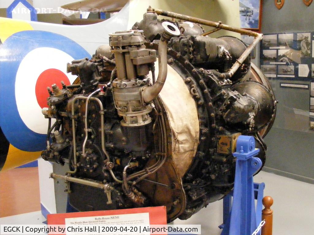 Caernarfon Airport, Caernarfon, Wales United Kingdom (EGCK) - Rolls Royce NENE jet engine at Caernarfon Airworld
