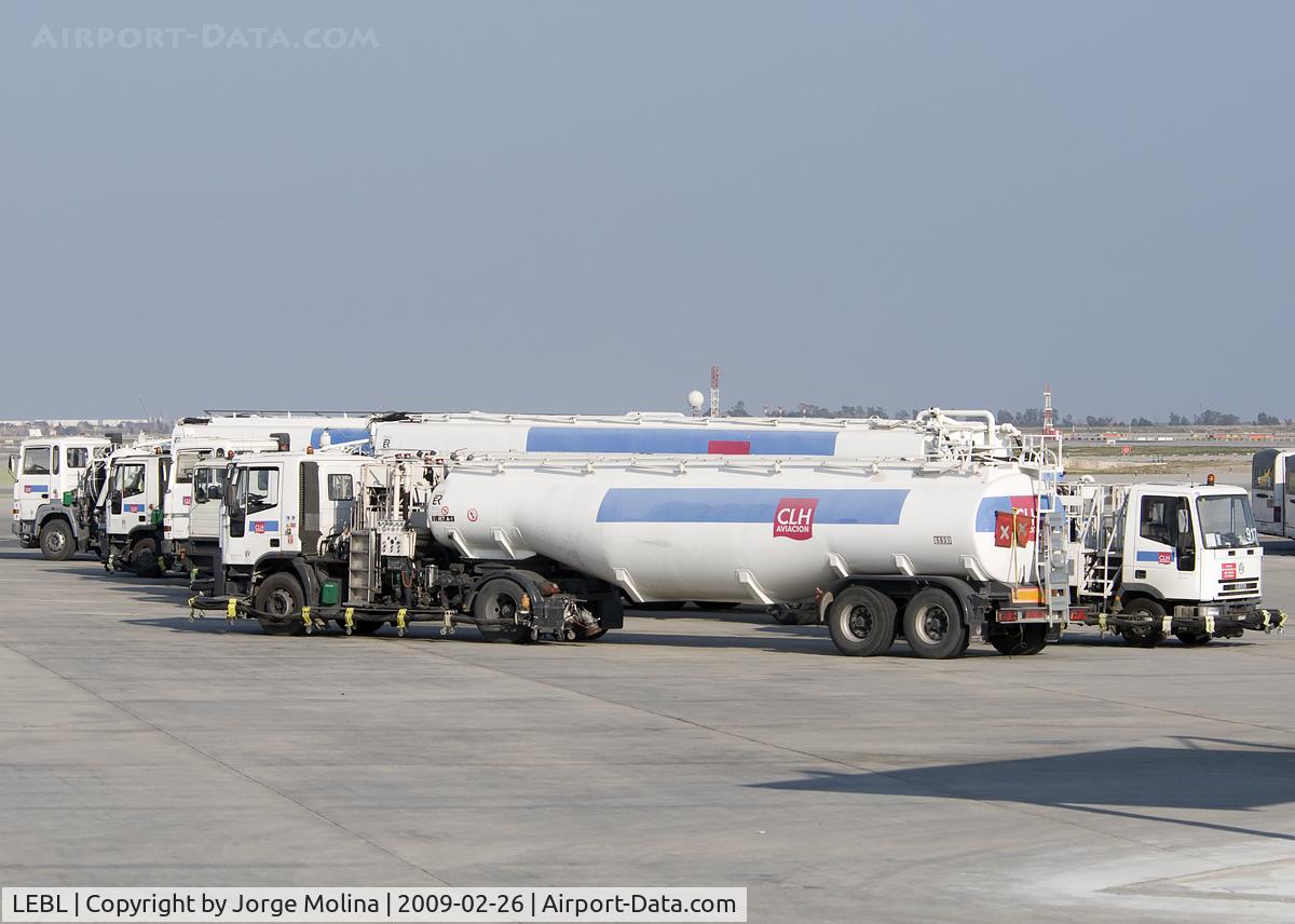 Barcelona International Airport, Barcelona Spain (LEBL) - Fuel truck´s fleet on LEBL.