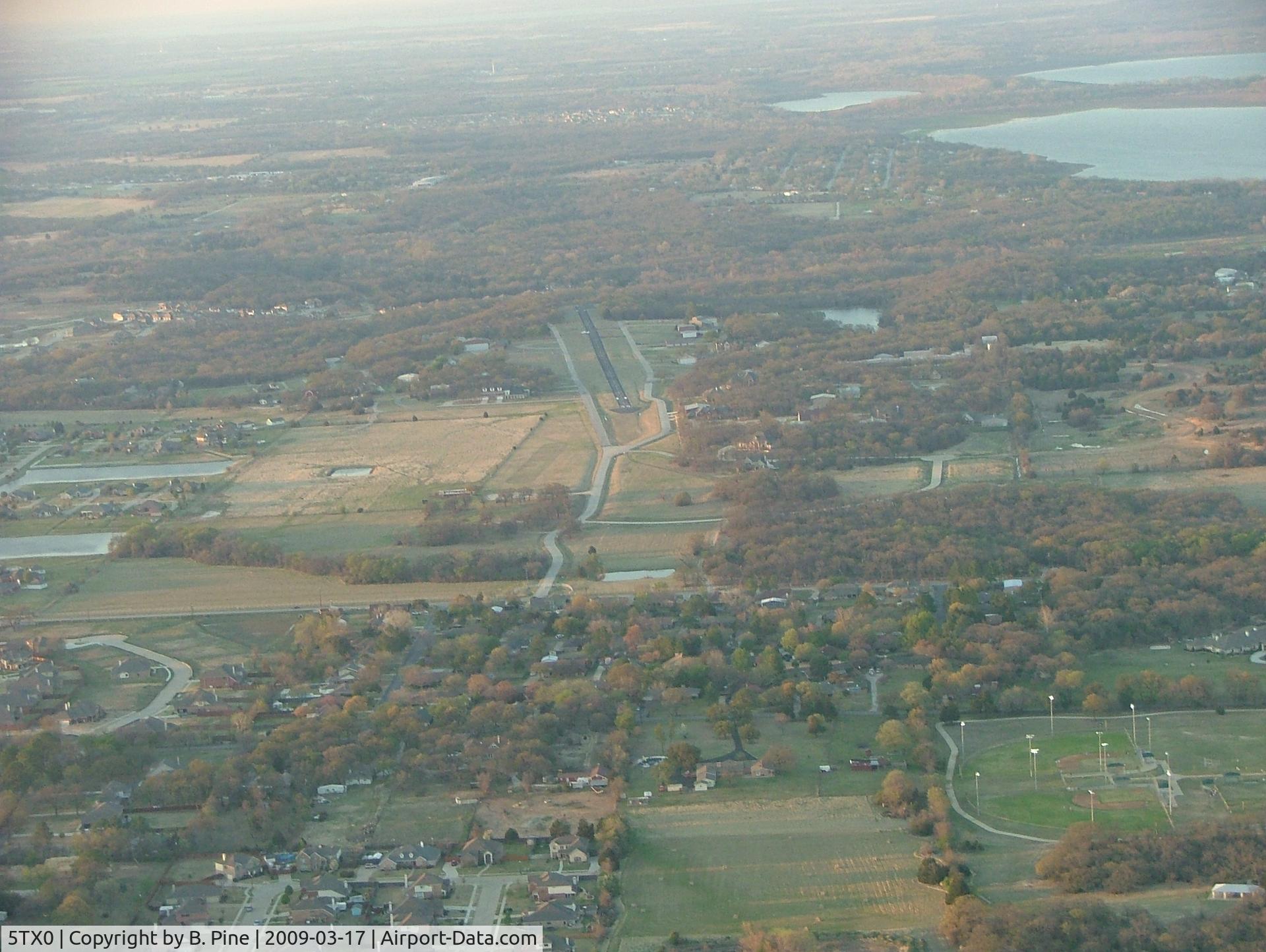 Hidden Valley Airpark Airport (5TX0) - Hidden Valley looking North