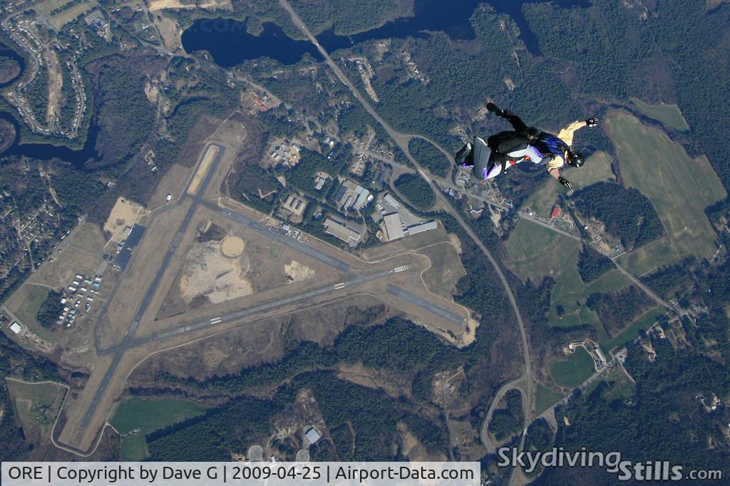 Orange Municipal Airport (ORE) - Skydivers over Jumptown - Orange, MA.