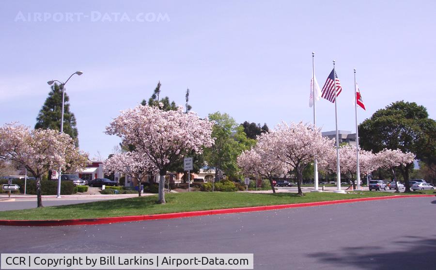 Buchanan Field Airport (CCR) - View of entrance to field from front of Crowne Plaza Hotel.