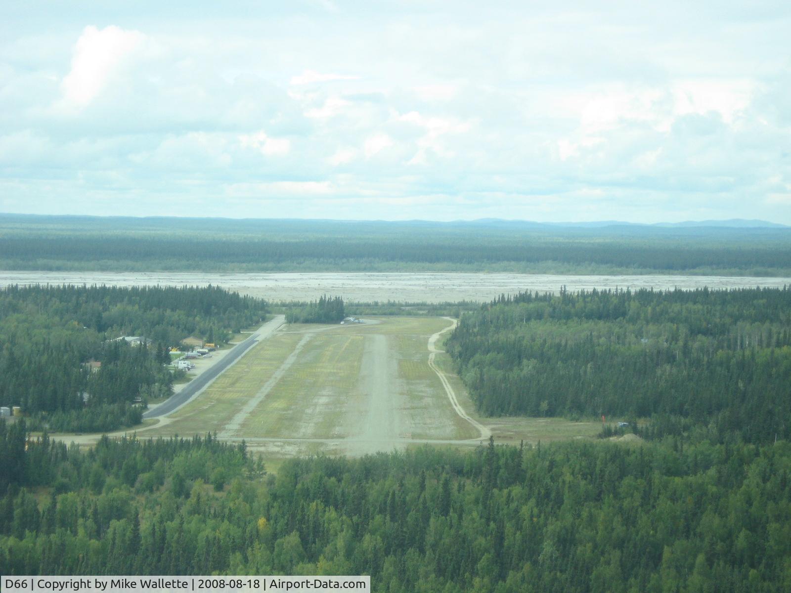 Delta Junction Airport (D66) - Final approach to Delta Junction (D66)