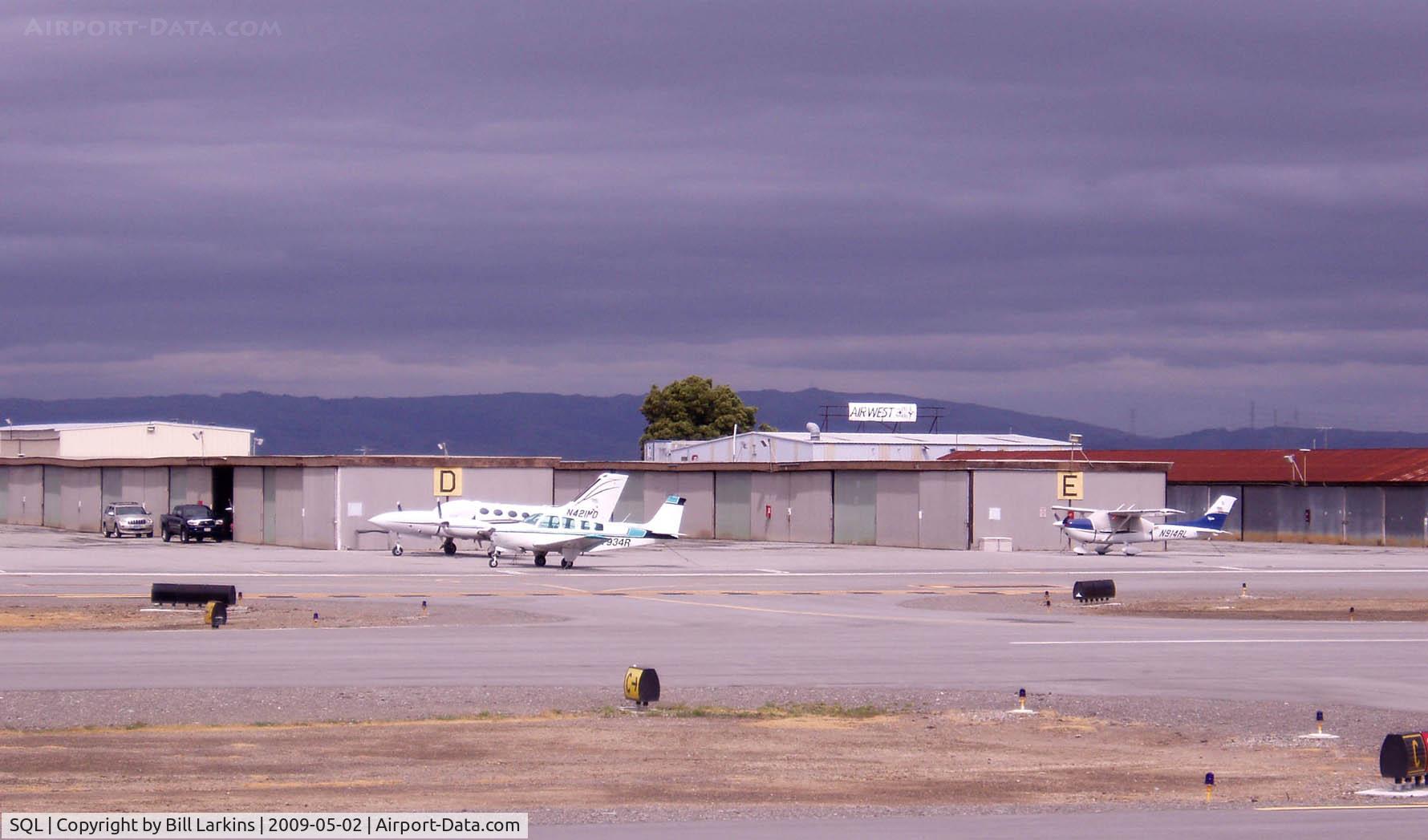 San Carlos Airport (SQL) - Panorama 3 of 4.